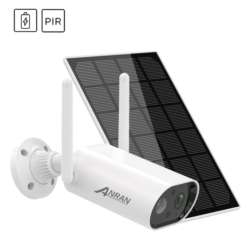 태양광 발전 WiFi 홈 보안 시스템 모션 감지 양방향 오디오 IP65