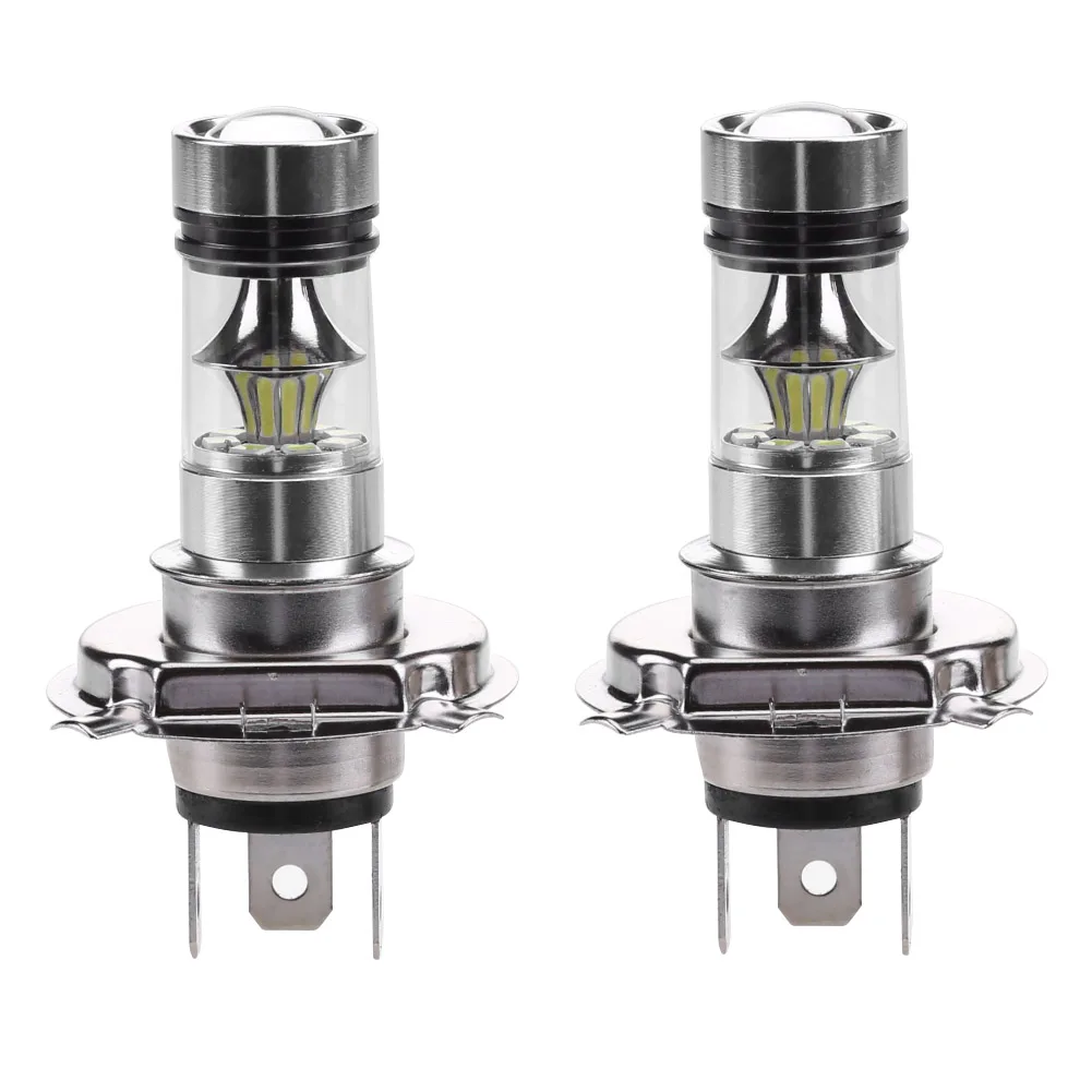 2개 H4 100W 2828 20SMD LED 고출력 자동차 운전등 안개등 전구