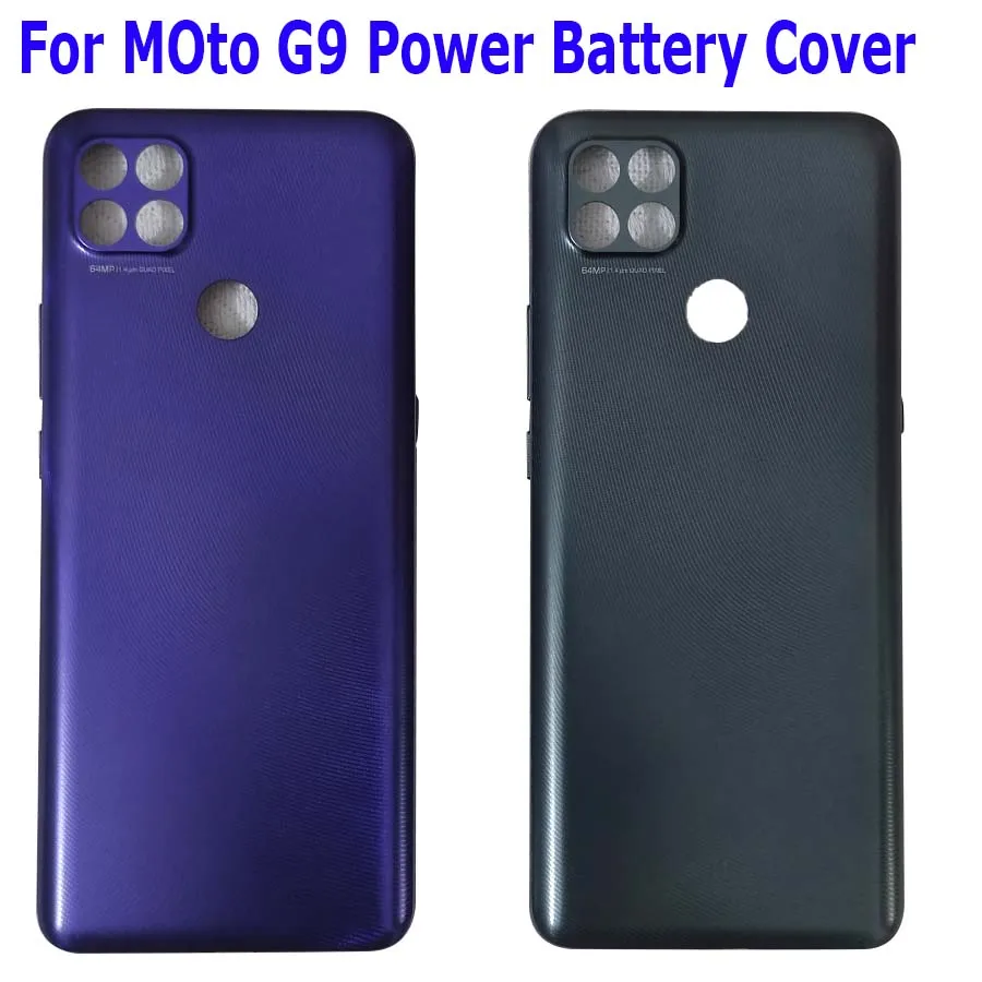 

For Motorola Moto G9 Power XT2091-3 Back Battery Cover Housing Rear Housing Case + Power Volume button Replacement Parts