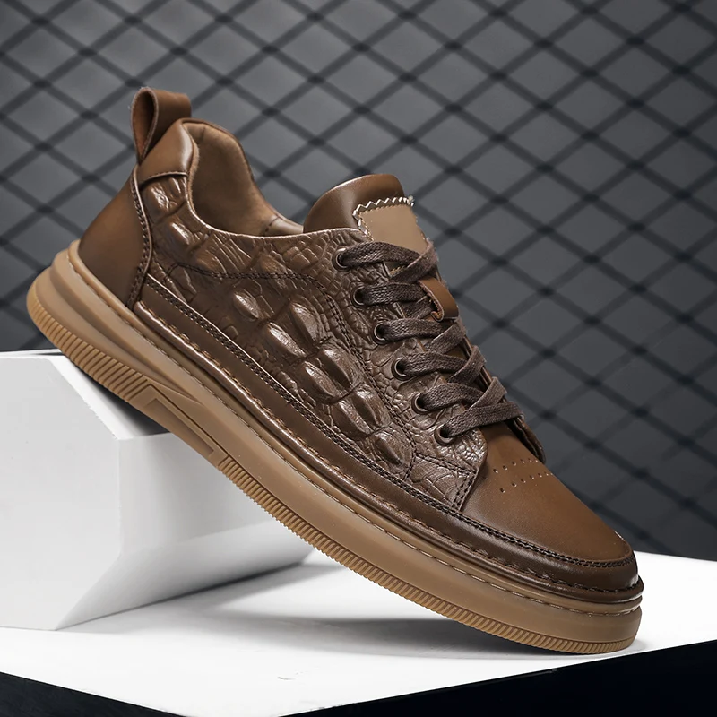 

Men Shoes genuine Leather Man Oxford Shoes Lace Up Men Casual Moccasins fashion Comfortable Office men shoes Footwear Loafers