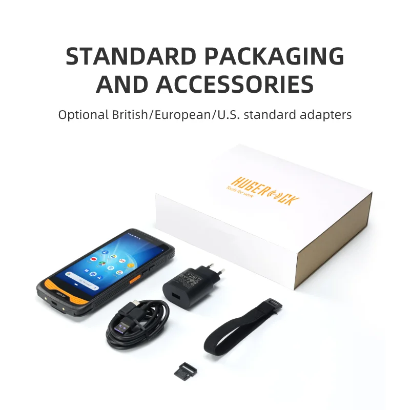 OEM R36A 5.5인치 산업용 안드로이드 PDA NFC 모듈 UHF RFID 450니트 햇빛 가독성 강화형 1440*720 해상도 재고 있음