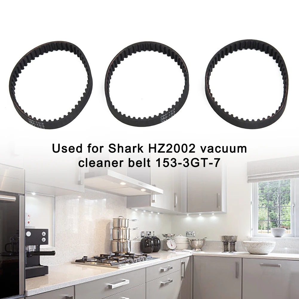 

3pcs Vacuums Replacement Belt 153-3GT-7 For Shark HZ2002 Front Brushroll Belt Parts Robotic Cleaner Accessories