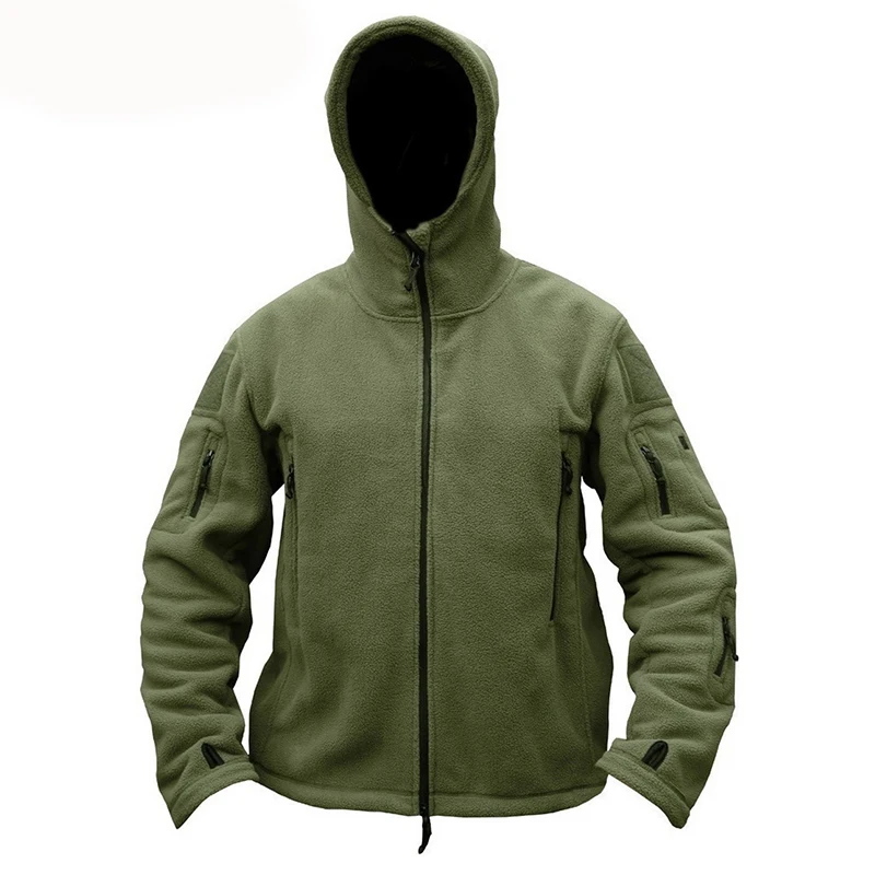 Winter Hunting Fleece Warm Tactical Jacket Men Thermal Breathable Hooded Men Jacket Coat Outerwear Hiking Jackets for hiking jackets