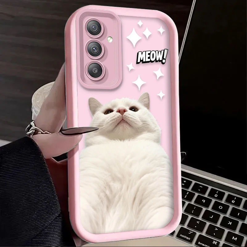 Adorable Black Cat Phone Case - Charming Feline Design Back Cover