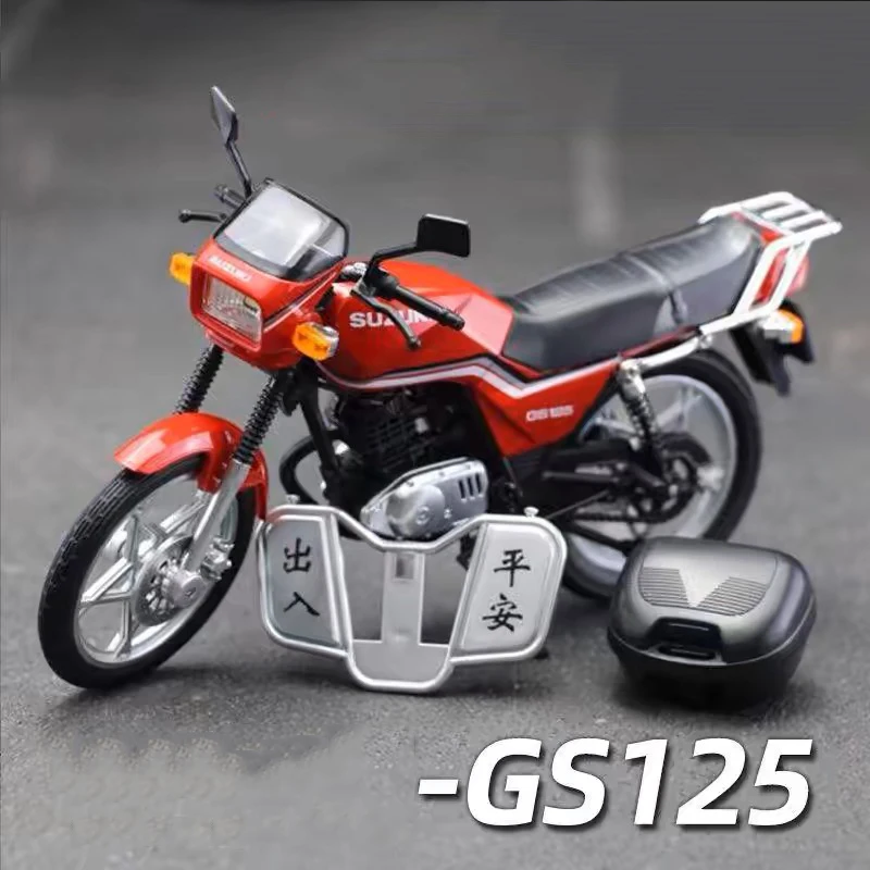 1:12 Suzuki-GS125 Motorcycle Model Alloy Simulation Collection Car