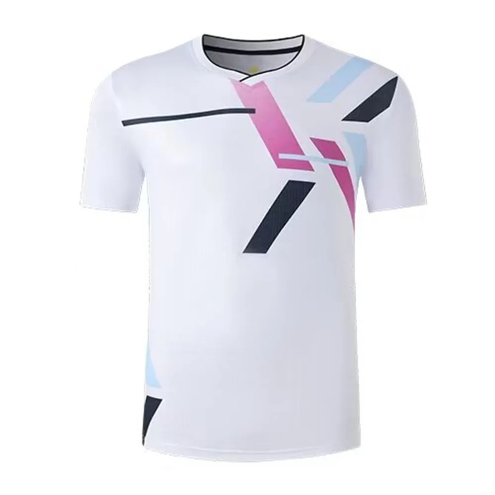 Badminton T-shirt for Men Women Quick Dry Summer Short Sleeve Volleyball Table Tennis Uniform Tops White Tennis Shirt short sleeve t shirt sports clothes