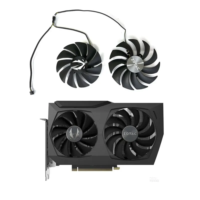 2 Fans New Muslimatexlimb 0.45A Geforce Rtx 3070 Gpu Fan Per Zotac Rtx 3070 8Gb Bilaterale