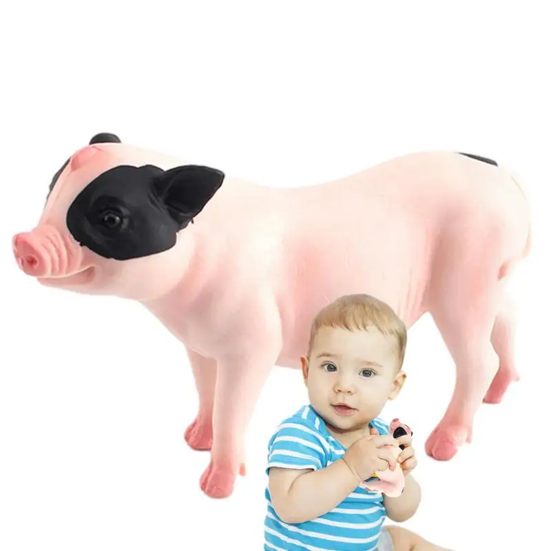 Pig Figurines For Kids Realistic Farm Pig Figure Model Figurine Toy Safe And Exquisite Realistic Figurines For Early