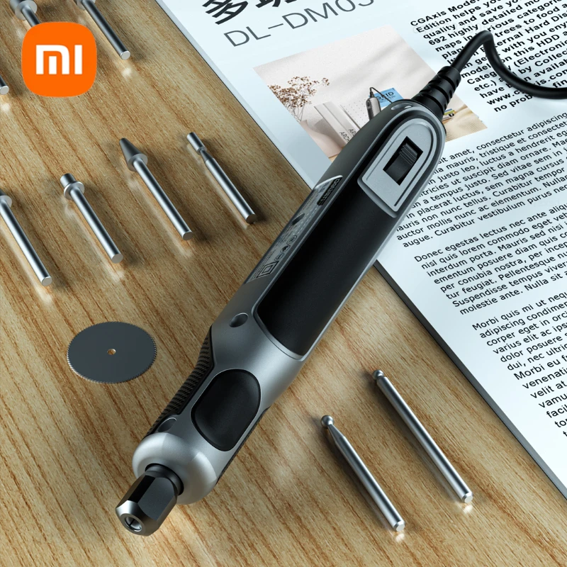 XiaomiDeliEngravingPenGrinder18V4speedRegulationEngraverMini