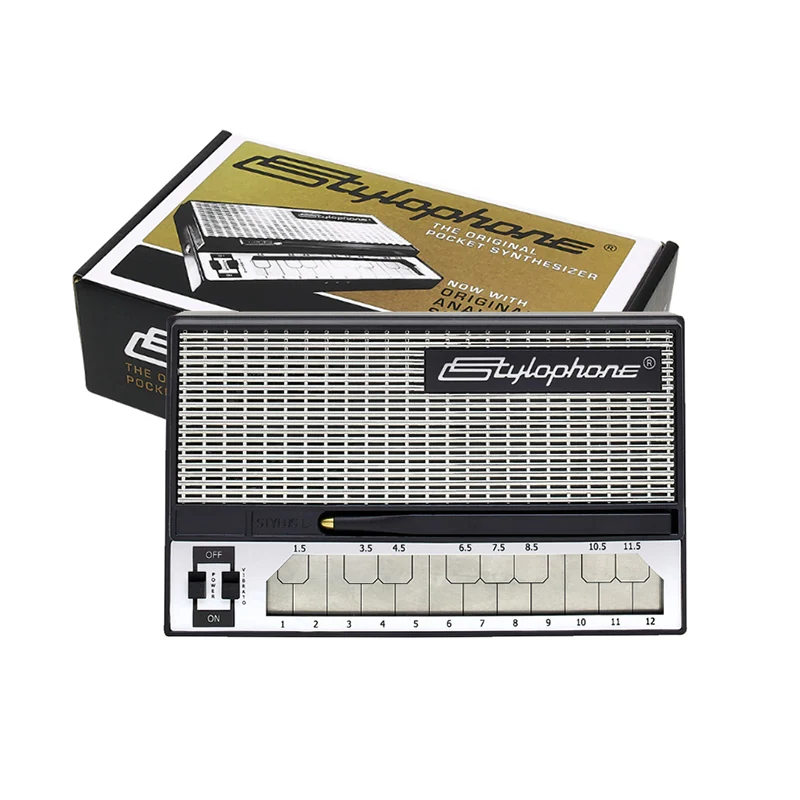 ヴィンテージミニ電子機器,stylophone s1,ポケットシネ,音楽玩具 