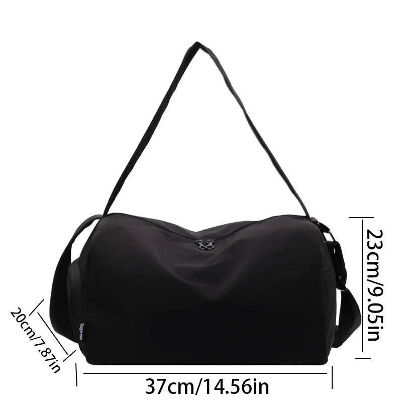Large Capacity Women's Short Travel Bag Dry-wet Separation Crossbody Travel Bags Independent Shoe Warehouse Fitness Yoga Bag