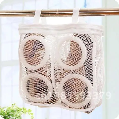 

2019 wholesale high quality fashion Portable Washing Bags Mesh Laundry Shoes Bags Storage Organizer Dry Shoe Organizer