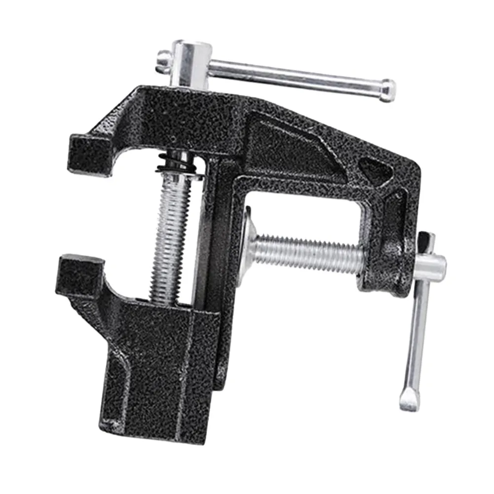 Golf Grip Replacement Tool Bench Clamp Quick Adjustment Vise Clamp Cast Steel Quick Shaft Clamp Golf Club Regrip Vise Tool 4