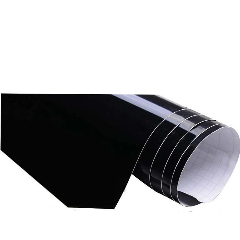 

Gloss Black Car Vinyl Film Wrap Sticker Decal Interior Decoration Car Paint Film High Quality And Durable Brand New