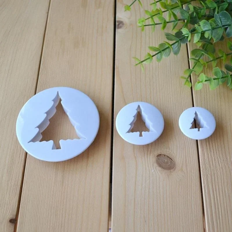 3Pcs/set Multifunctional Tree Shaped Molds for Household Kitchen Cookies Candy Cutting Baking Mould Kitchen Tools Accessories