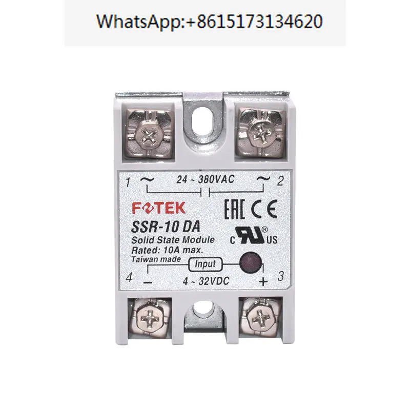 

3 pieces Taiwan original Yangming single-phase Solid-state relay SSR-40DA 10DA 25DA 50DA 75DA