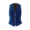 Velvet Vests for Lady V Neck Black Suit Vest Women's Waistcoat Casual Sleeveless Single Breasted Jacket Winter Office Party 2