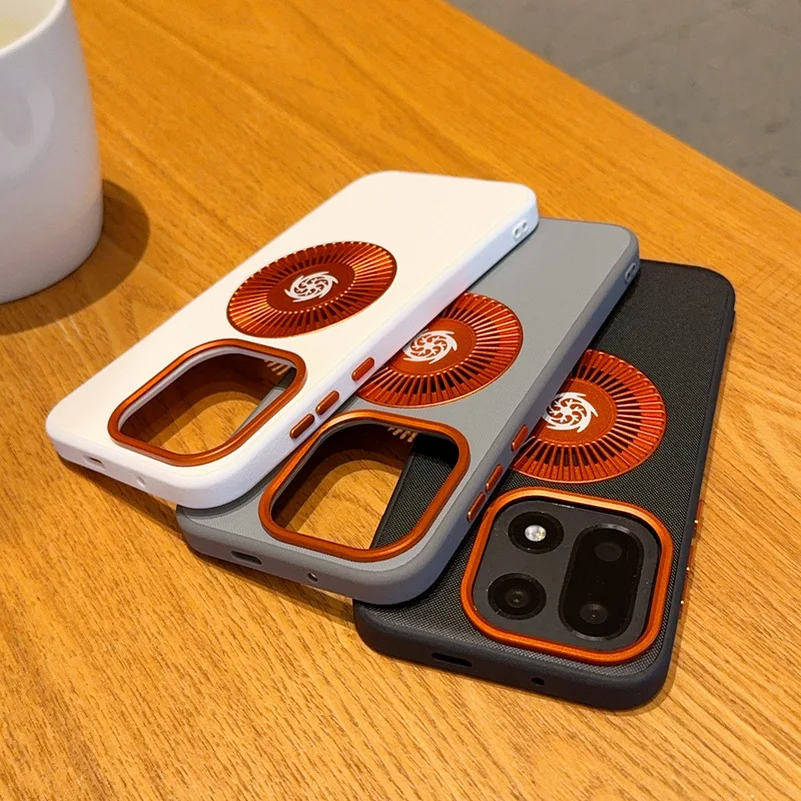 Magnetic Graphene Cooling Case with Elevated Protective Camera Ring
