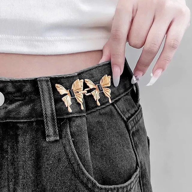 JEANS TIGHTEN WAIST Button Adjustable Star Waist Clip Metal Pin for Skirt  Pan I9 $2.00 - PicClick AU