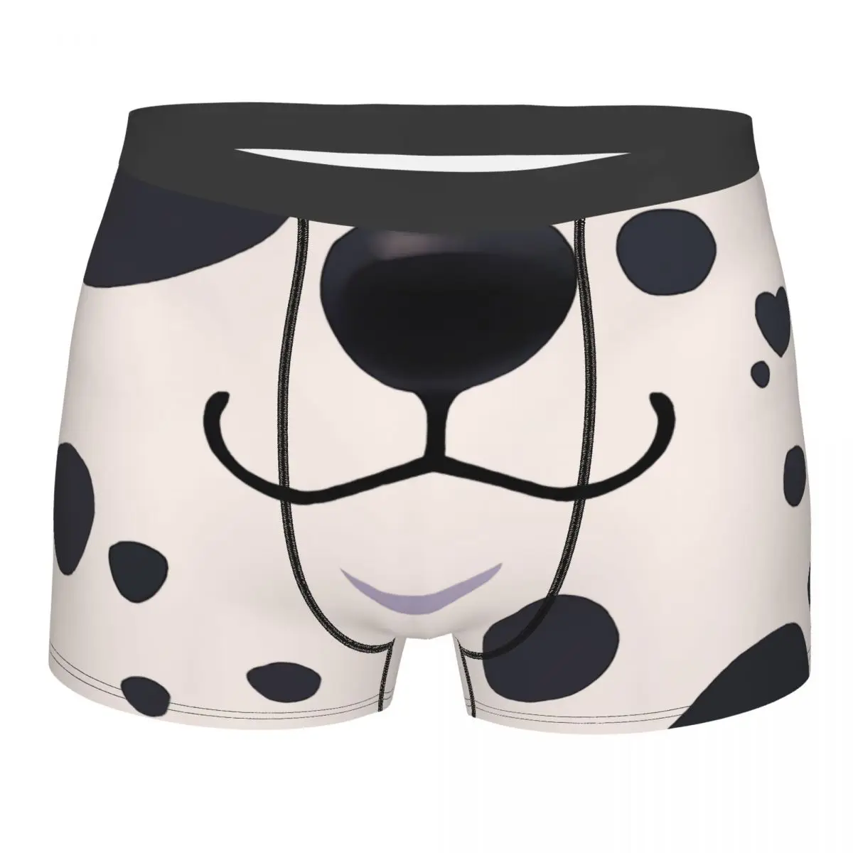 

Dalmatian Pup Funny Mouth Puppy Men Boxer Briefs Highly Breathable Underpants High Quality Print Shorts Gift Idea