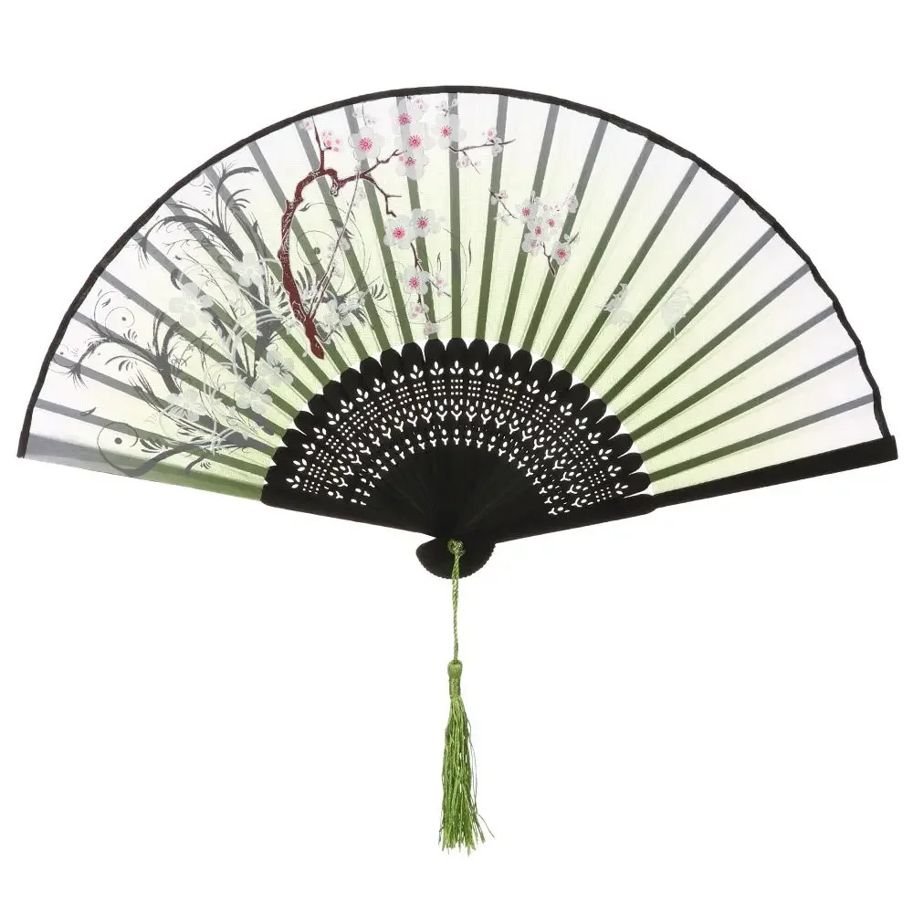 Bamboo Hand Folding Fan Antique Folding Fan Chinese Style Fan thumbnail 7