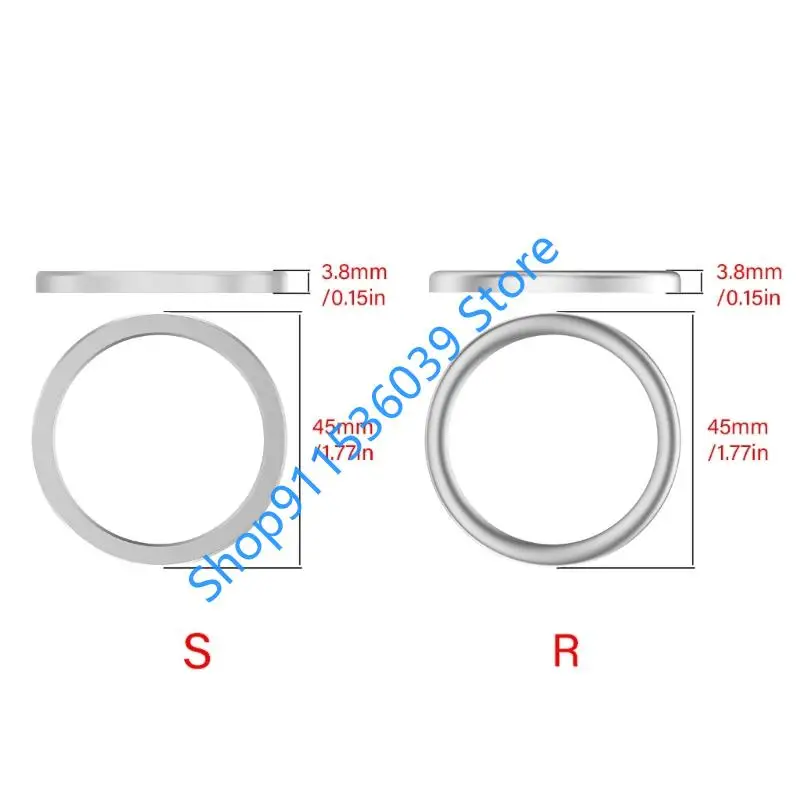 Premium Metal Bezel Ring with Tempered Glass Protector