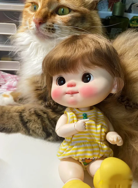 2024 New BJD 1/6 naituanzi Qbaby Big head Resin Doll Fashion Doll 