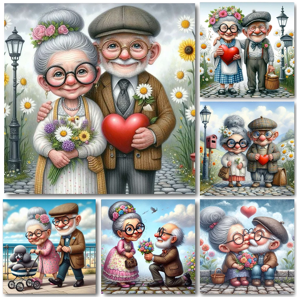 6pcs Kit Pinturas De Diamantes 5d Diy Con Marco Niños