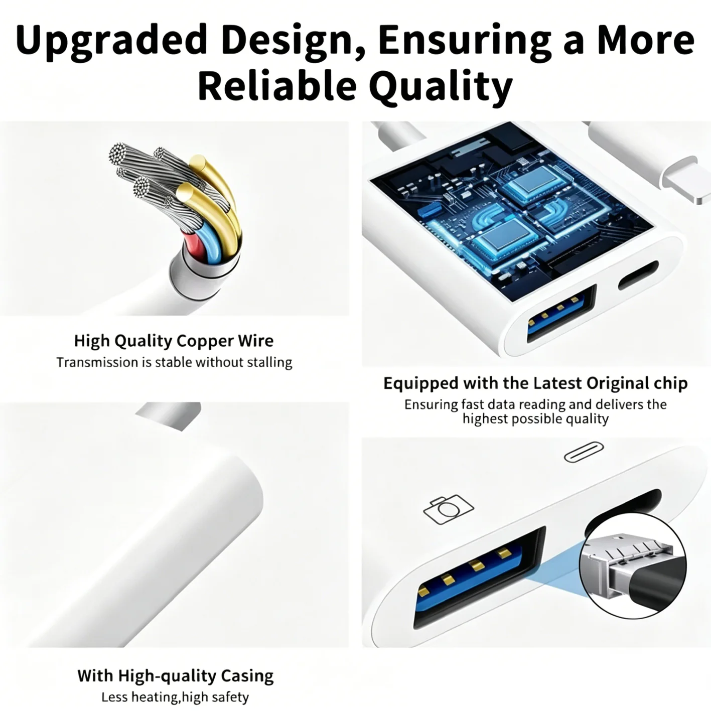 타입 C to USB OTG 컨버터 어댑터 (타입 C 휴대폰용 어댑터, 마우스, 키보드, 충전, USB 디스크, 카메라, 카드리더, 데이터 변환 OTG)