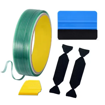 5/10/50M Car Wrap Nastro senza coltello Linea di finitura di sicurezza per la sostituzione del colore dell'auto Pellicola da avvolgimento Strumenti da taglio Accessori per lo styling automatico