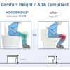 Smart Bidet Toilet, Foot Sensor Operation and Heated Seat with Integrated Multi Function Remote Control, Toilet Smart 5