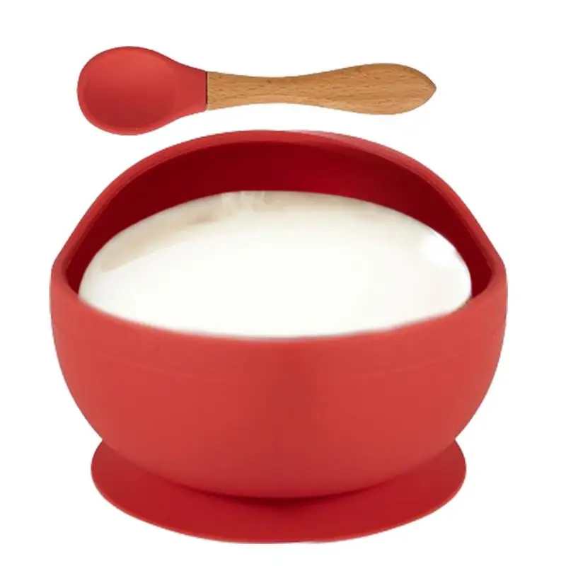 

Baby Suction Bowls Self Feeding Suction Baby Bowls With Spoon Self Feeding Suction Baby Bowls Safe Non-Slip Soft For Babies And