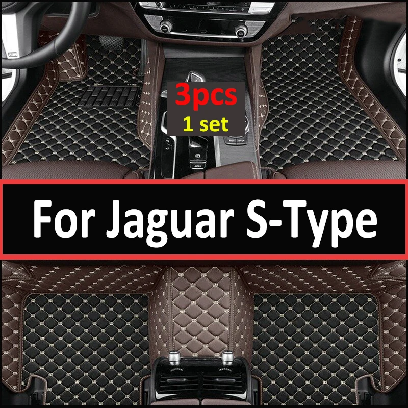

Автомобильные коврики для Jaguar S-Type SType S Type 1999 ~ 2007, коврик, прочный кожаный коврик, подкладки против грязи, детали интерьера, автомобильные аксессуары