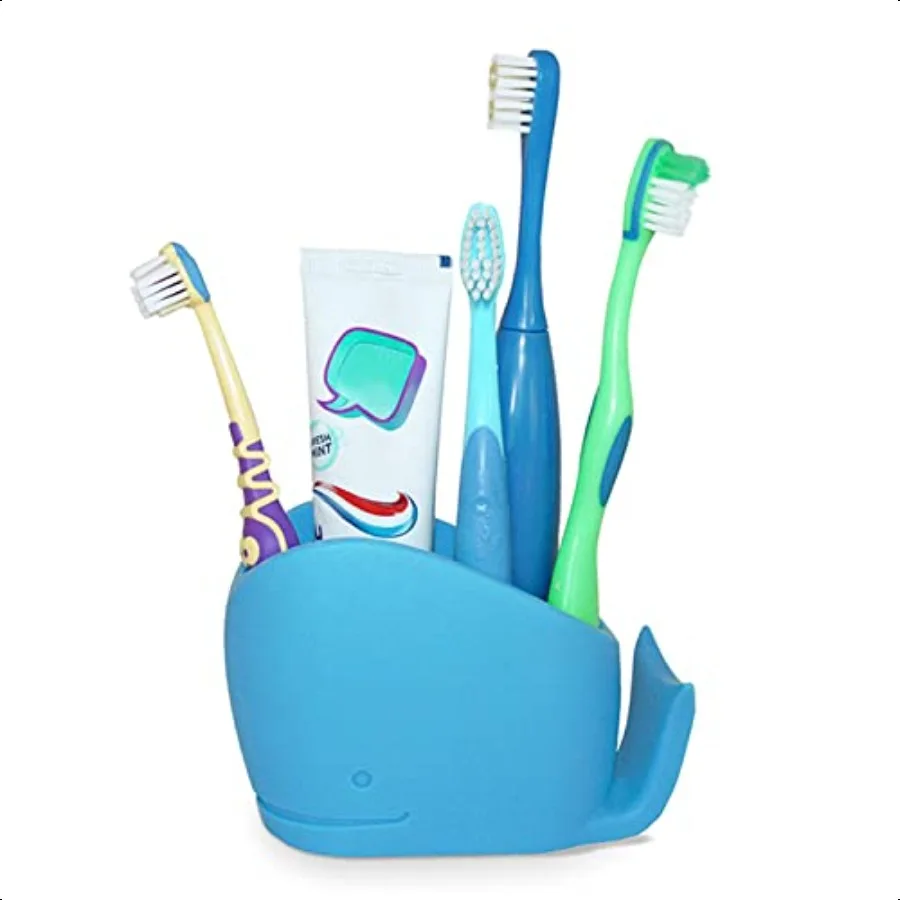 Cute Whale Toothbrush Holder and Organizer