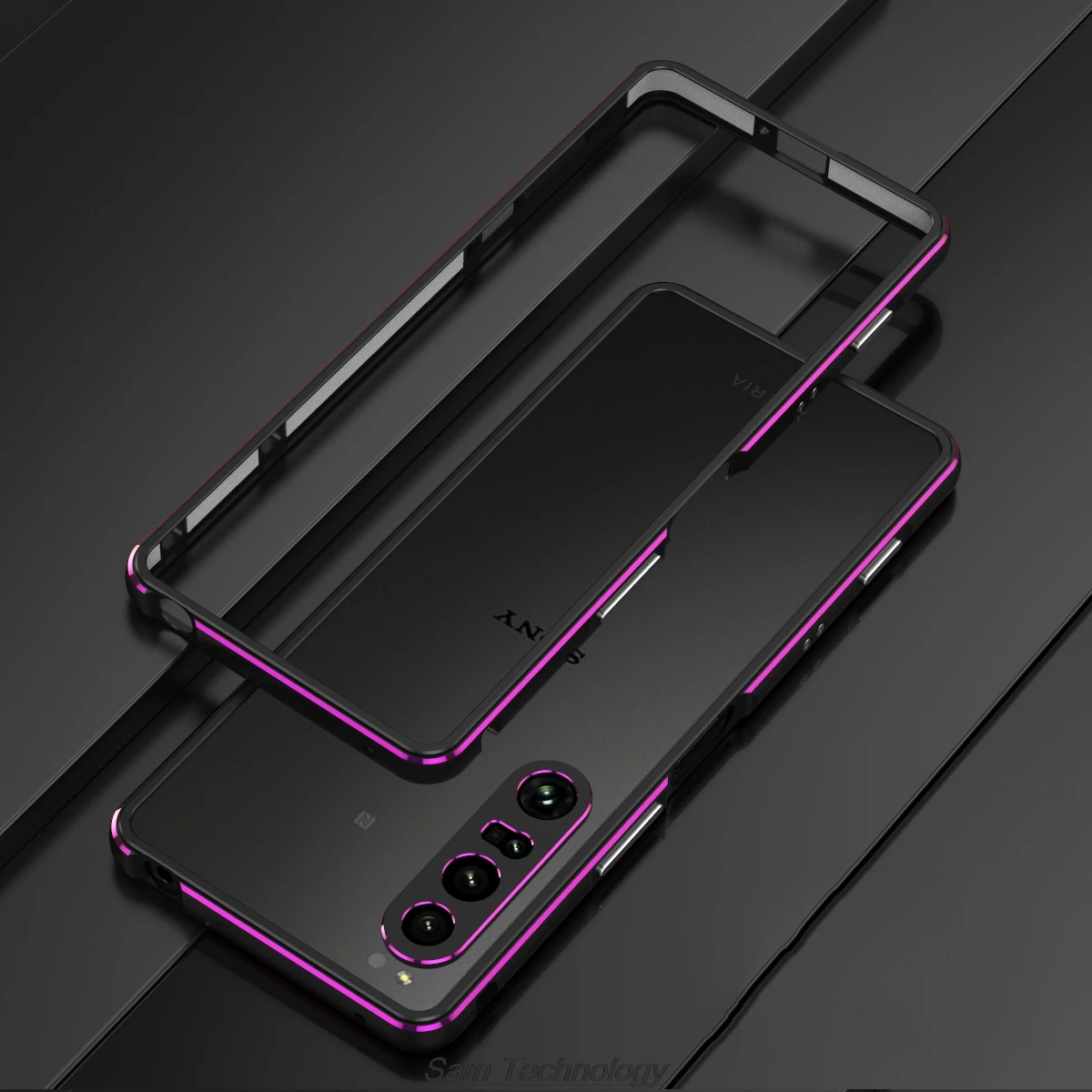 Luxury Ultra-Thin Metal Case with Dual Film Protection – Premium Aluminum Bumper
