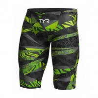 Summer Men's Swimming Trunks Athletic Training Swimwear Pro Swim Jammer Swimsuit Shorts Swim Trunks GYM Beach Surf Tights Shorts 2