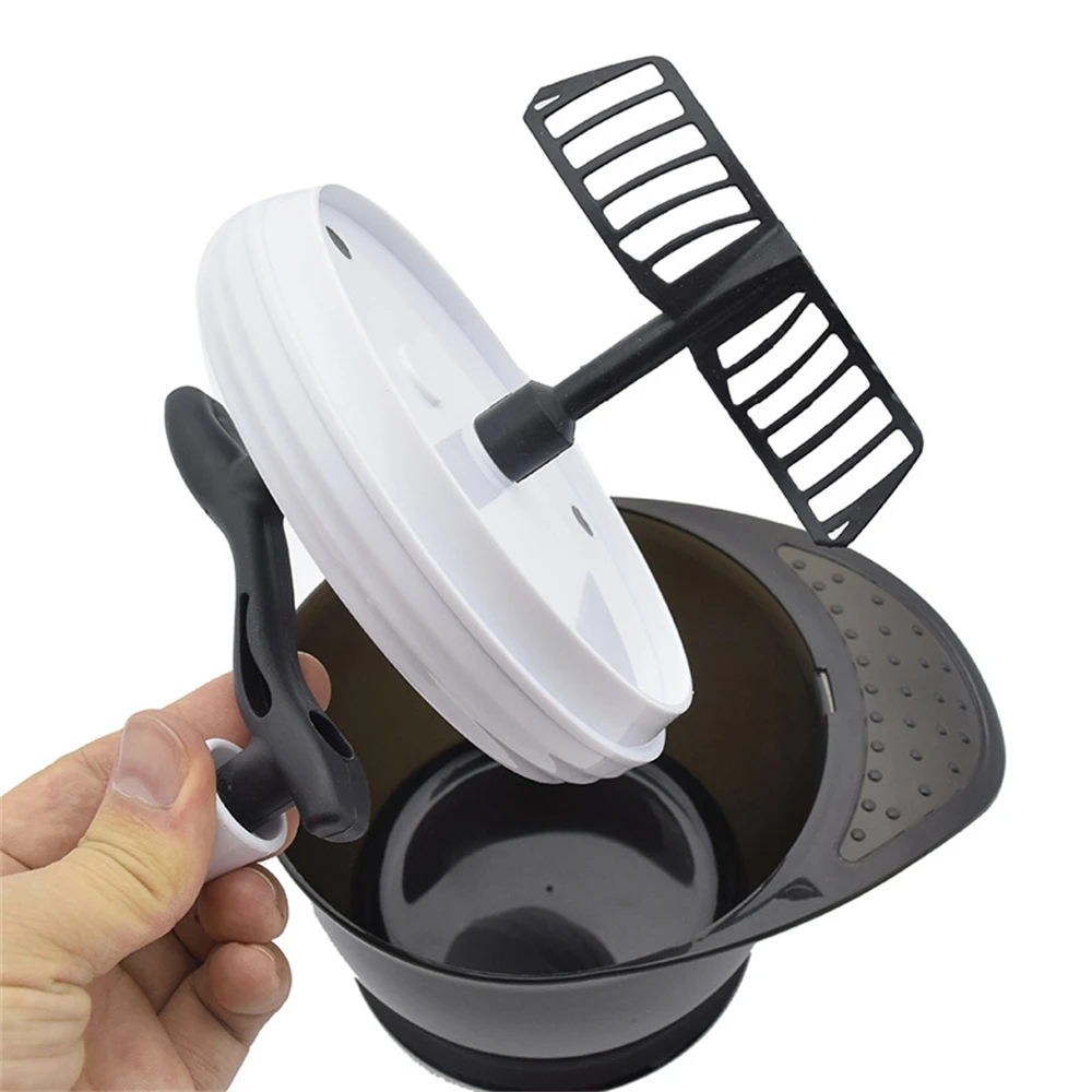 Description Picture 6 of itemHand Hair Dye Mixer Plastic Dyeing Bowl Professional Mixer For Hairdresser Barber Shop Household Hairdressing Styling Tools