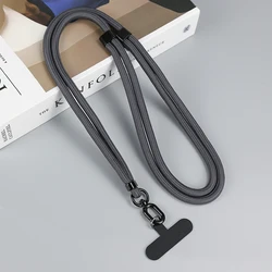 Adjustable Woven Lanyard Wrist Strap - Anti - Lost Universal Phone Accessory - Other (Grey)