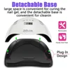 UV LED Nail Lamp 114W Nail Dryer with 4 Timer Settings Quick Drying 57 LEDs Manicure Lamp for Curing All Gel Nail Polish 5