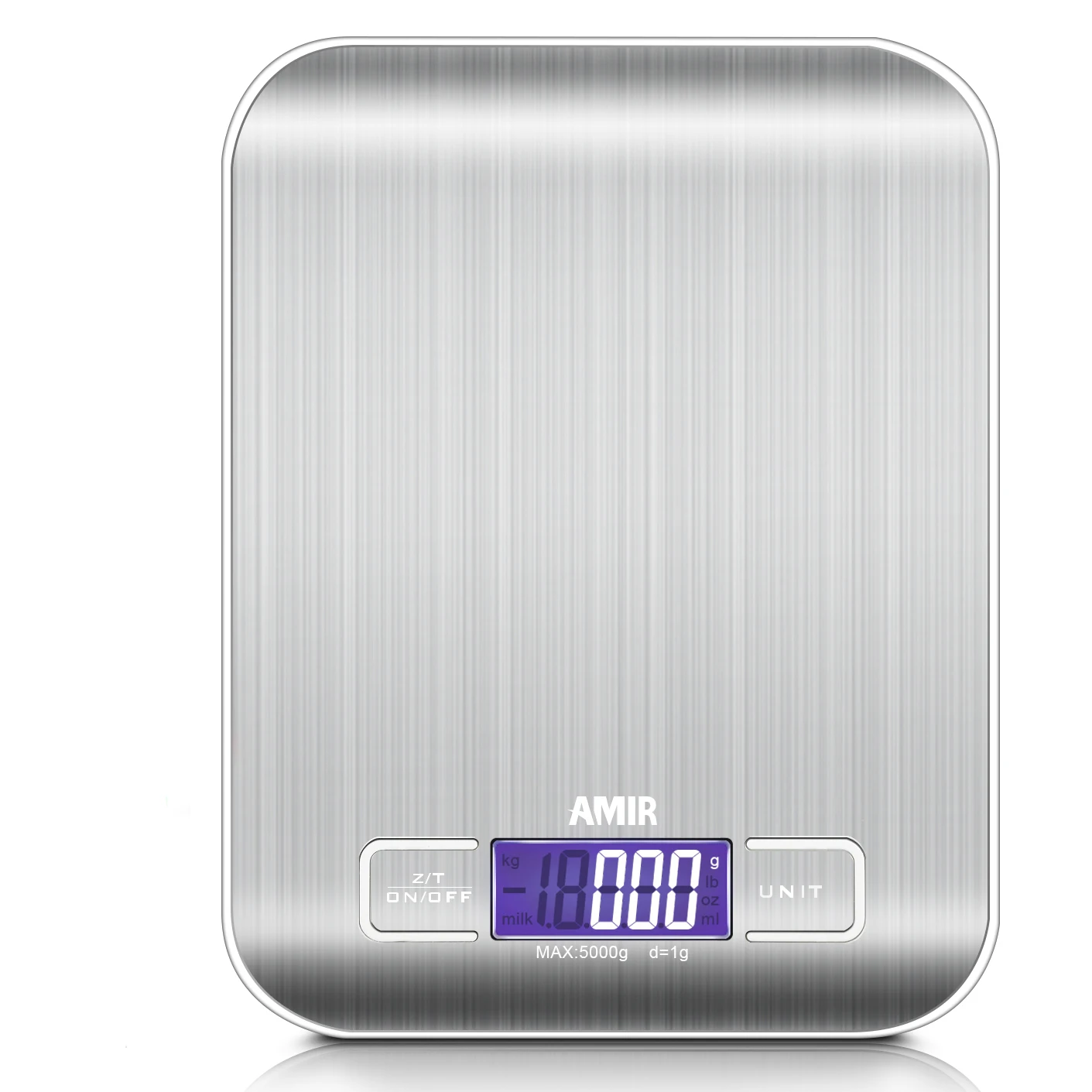 CO-Z 11lb / 5kg Digital Kitchen Food Scale Stainless Steel Platform with LCD