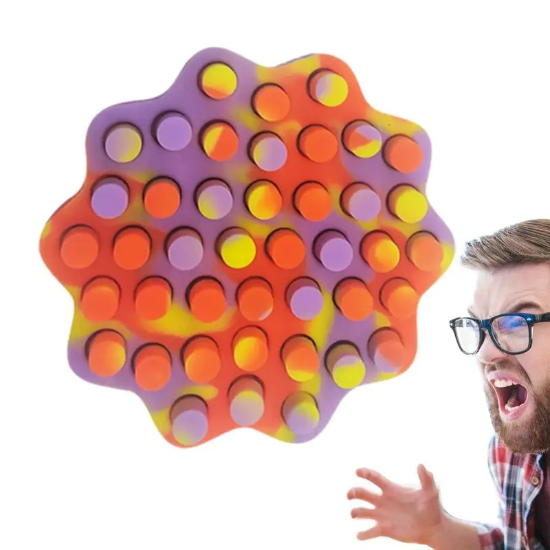 

Push Bubble Game For Kids Push Bubble Pin Art Novelty Toy Squeeze Sensory Toys Christmas New Year Gifts Party Goody Bag Toys For