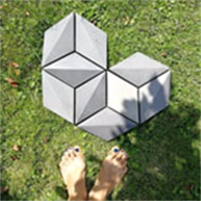 Lábpedál Tégla Penész Cement Geometriai Padlócsempe Tisztességes Arcú Beton Gipszkert Fal Matrica Szilikon - Image 4