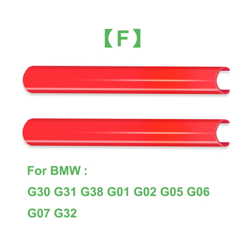 Dual Set Front Grille Trim Strips Cover Frame Stickers