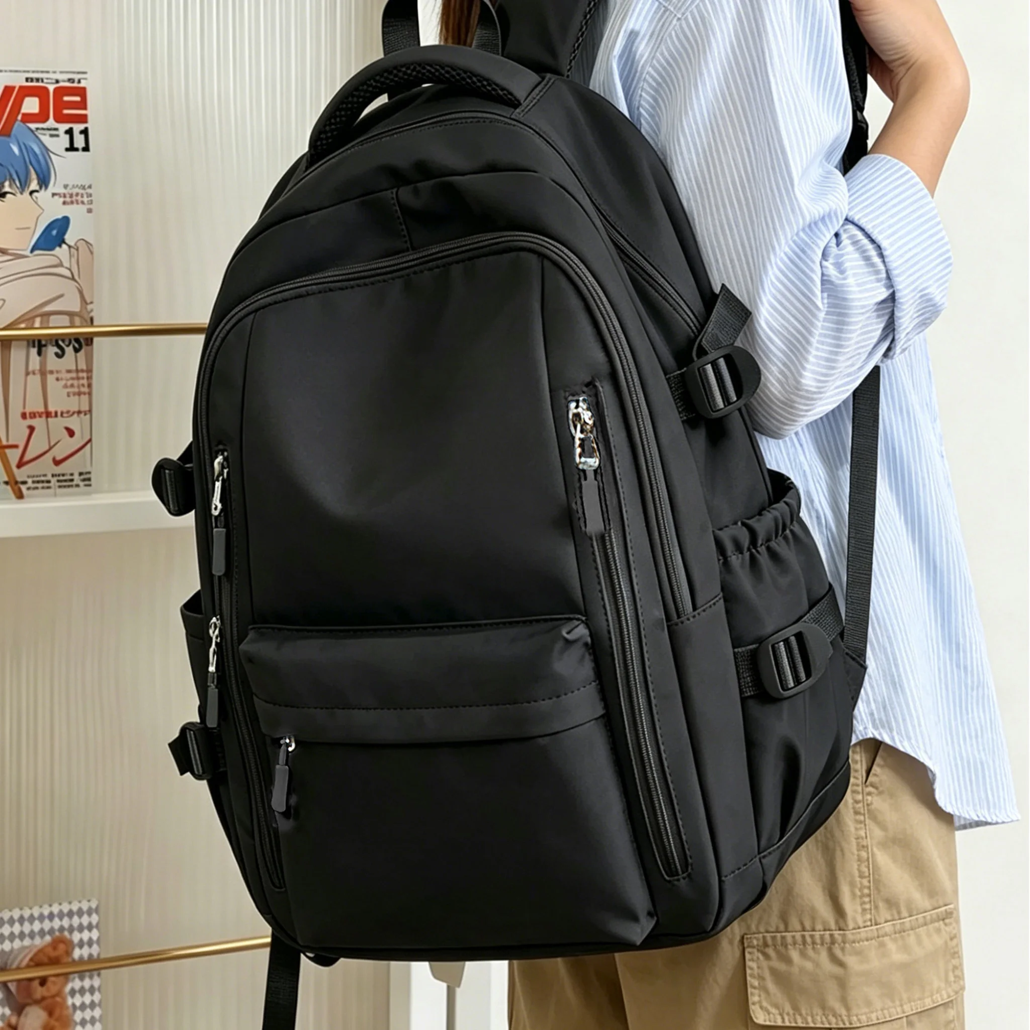 Large Capacity Women's Backpack, Casual Daypack Laptop College Backpack Anti Theft School Bookbag For Girls Boys, Girls Backpack 1