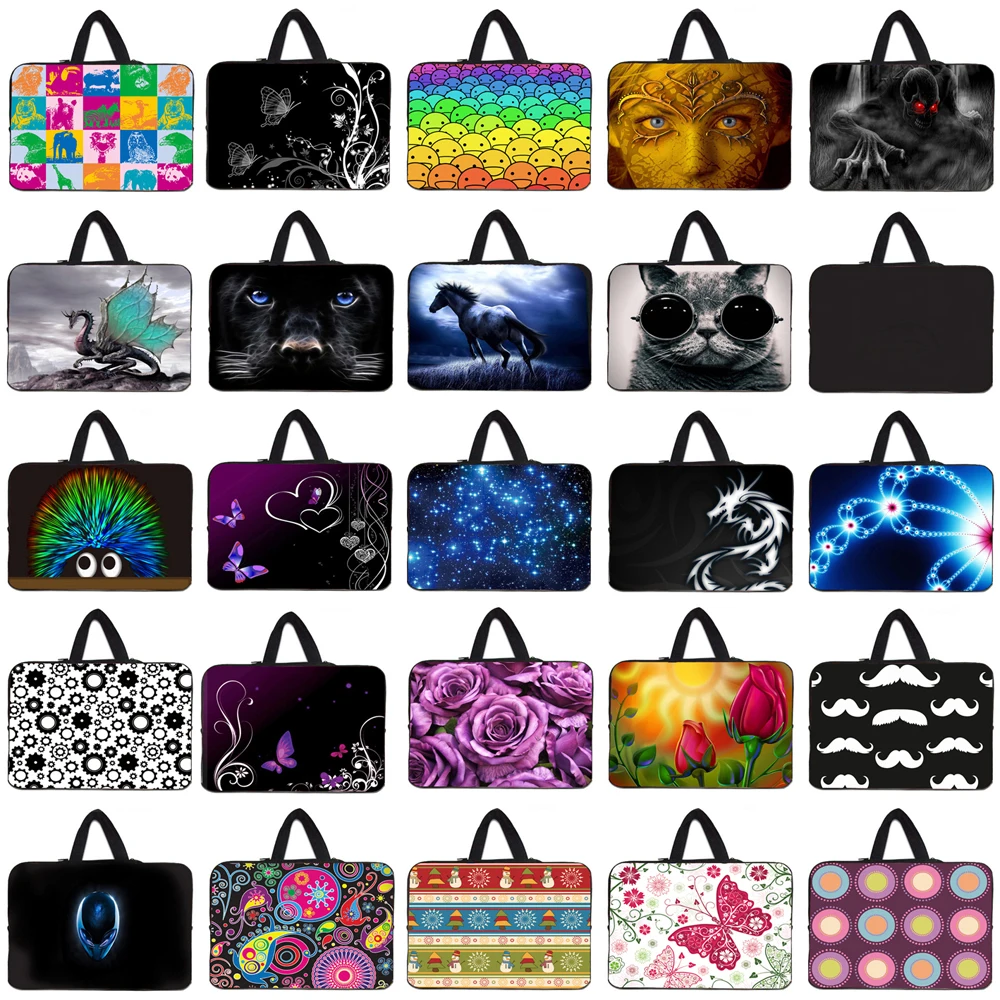 

Notebook Nylon Laptop Bag 13.3 14 15.6 17 15 12 10 Tablet Netbook Carrying Handle Inner Pouch Cases Bags Waterproof Briefcase