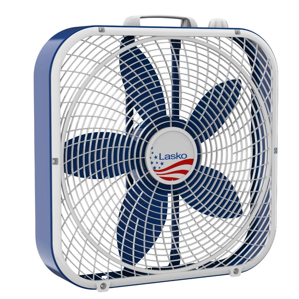 Cool Colors 20 Weather Resistant Box Fan, with 3-Speeds, B20301, Black -  AliExpress