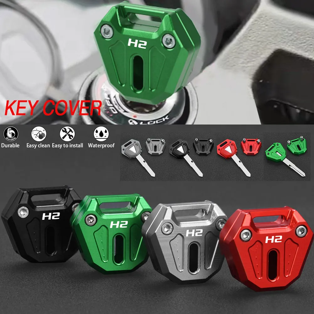 

2022 2023 Motor Accessories Key Cover Cap Keys Case Shell Protector For KAWASAKI ninja H2 H-2 2015 2016 2017 2018 2019 2020 2021