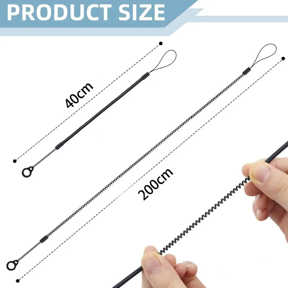 5pcs 전문가용 개폐식 펜 끈 분실 방지 40cm 길이 스타일러스 테더 탄성 펜 홀더 사무실용