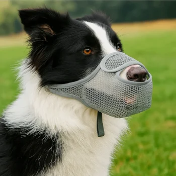 Breathable Mesh Dog Muzzle 1