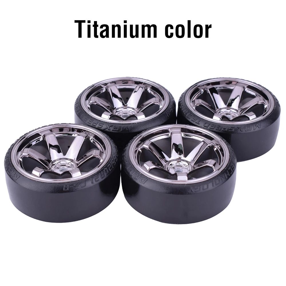 4PCS 1/10 RC Drift Cars Wheel Hub Hard Pattern Tyre for 1:10 HSP Redcat Wltoys WPL Tamiya Traxxas RC Drift Car Accessories Toys S33fd1d5bec7f4ba2b03e1ec8ed92b206j